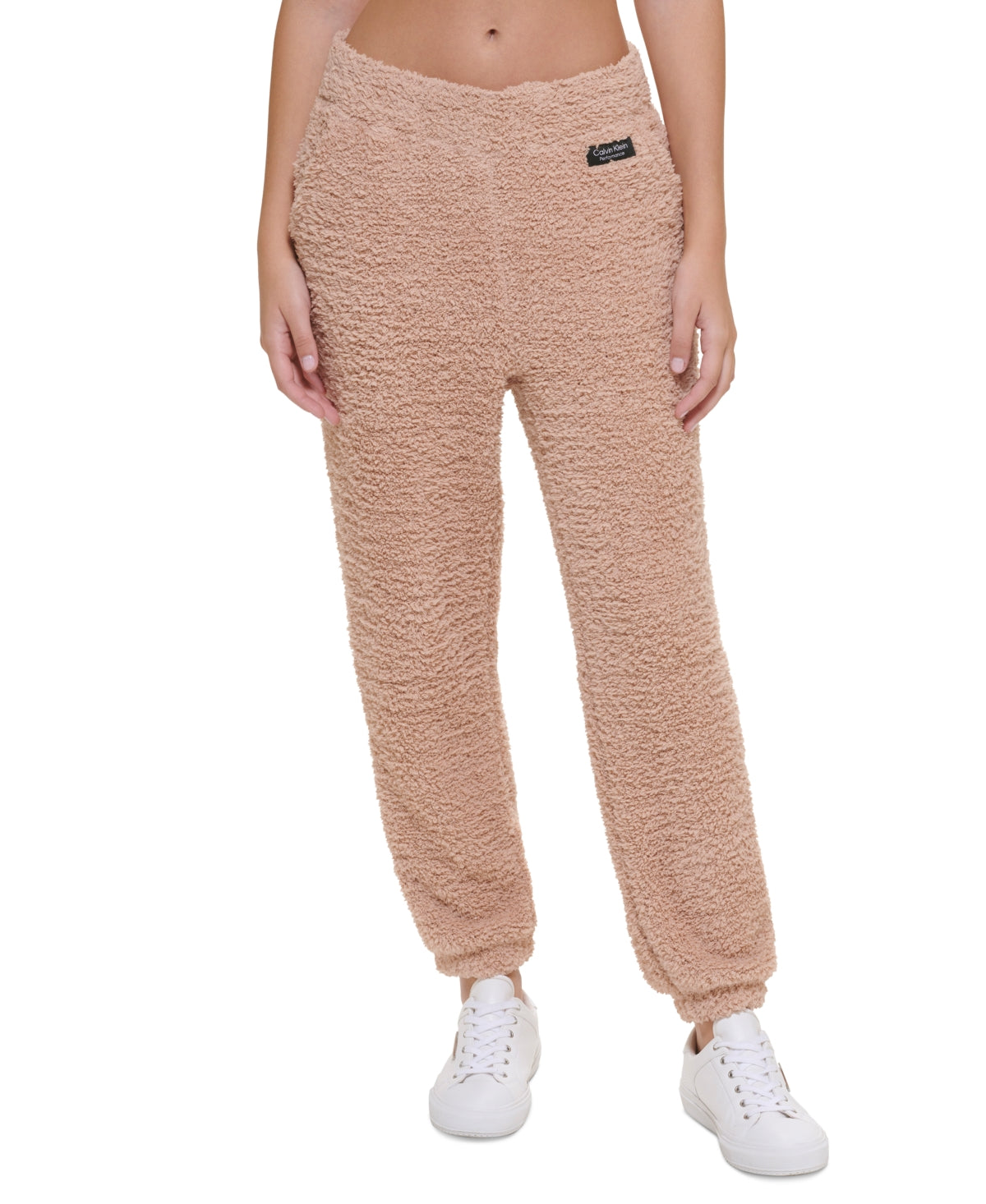 Calvin Klein Performance Women's Shaggy Knit Pull-on Jogging Pants Size M - Bellso